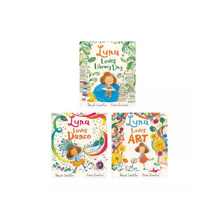 Luna loves...picture book pack 露娜喜欢~系列 2-6岁儿童英文原版绘本故事书图画书 幼儿英语启蒙读物正版 Joseph Coelho著