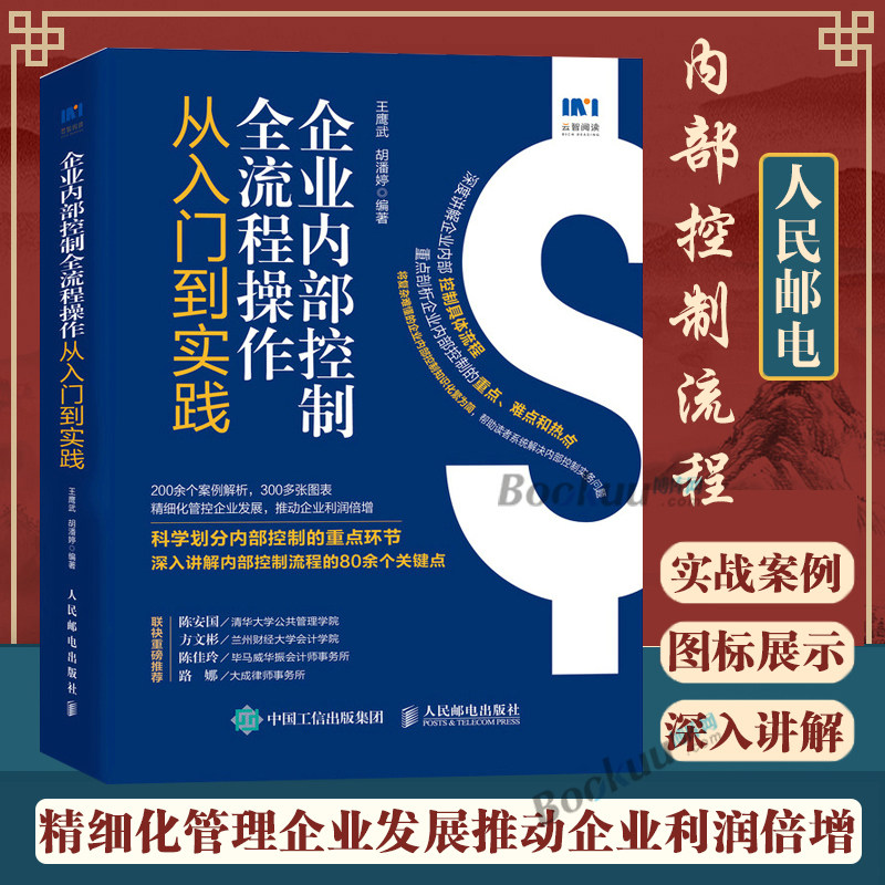 企业内部控制全流程操作从入门到实践 企业管理财务会计风险防控书籍主要风险点企业内部管理精细化管理书籍正版博库网