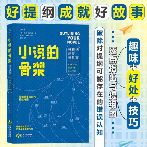 现货正版 小说的骨架 好提纲成就好故事 小说写作创意全书 文学写作技巧教程书籍 同类作家写作全技巧 小说创作基本技巧 博库网