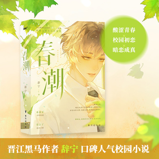 清 春潮 新增全新未公开番外；暗恋成真×校园初恋×口碑推荐 校园人气小说 博库网 晋江黑马作家辞宁首部经典