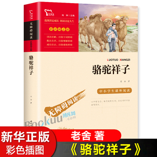 书目儿童文学故事书青少年版 中小学生课外阅读书籍无障碍三四五六七八年级初一学生课外必读经典 全集 骆驼祥子老舍原著彩插励志版