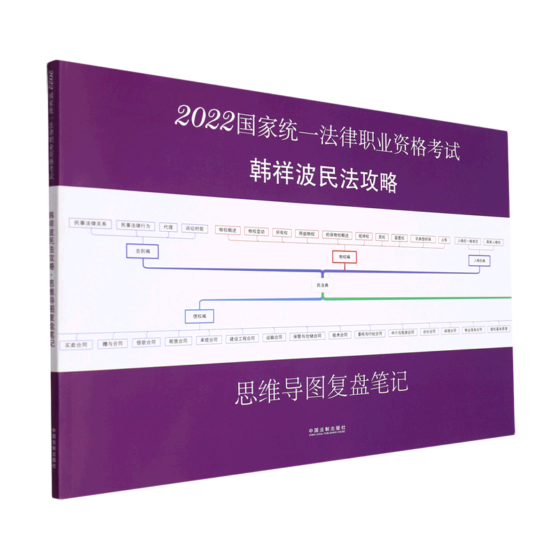 【2022飞跃2022拓朴-韩祥波民法攻略思维导图复盘笔记】2022国家统一法律职业资格考试官方正版 博库网
