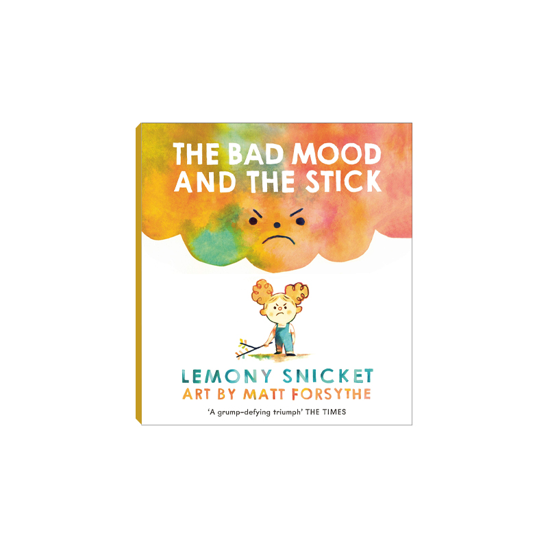 The Bad Mood and the Stick 坏情绪走开 英文原版绘本 小卷毛的坏心情 儿童情绪管理情感认知图画书 3-6岁幼儿英语启蒙故事书正版