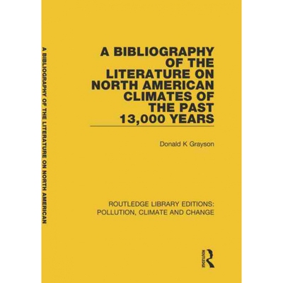 TF A Bibliography of the Literature on North American Climat