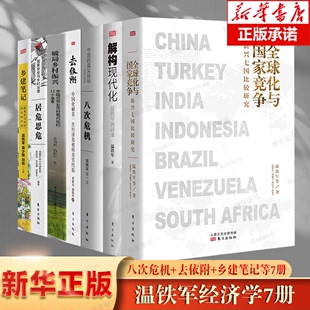 温铁军经济学7册 八次危机 全球化与国家竞争 百年激进破局乡村振兴乡建笔记学术性经济学中国经济发展研究 去依附 解构现代化