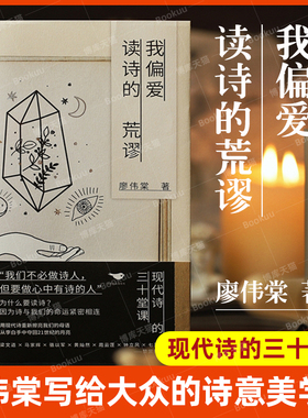现货 我偏爱读诗的荒谬-现代诗的三十堂课 廖伟棠 一頁folio书系 诗歌课 写给大众的诗意美学书 梁文道 推荐 写诗的书教程关于入门