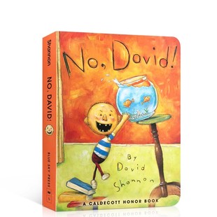Shannon David 凯迪克银奖英语读物情商启蒙绘本 书单 大卫不可以英文原版 亲子阅读好习惯培养廖彩杏吴敏兰推荐 绘本