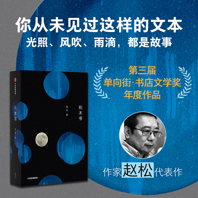 亲签版】积木书 收获文学排行榜 豆瓣年度榜单 单向街书店文学奖入选作家赵松代表作品数百个短章还原当代人的时时刻刻 中信出版社