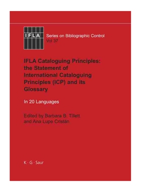IFLA Cataloguing Principles 博库网