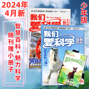 团购优惠】我们爱科学少年版杂志升级版2024年1-4月【全年/半年订阅】2023年1-12月/2022小学初中青少年科普科学大侦探过刊