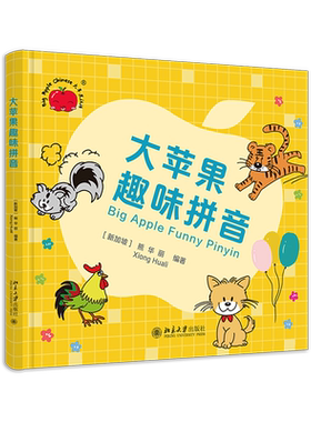 大苹果趣味拼音(精) 幼小衔接教材幼儿园大班中班拼音天天练练习册学前班幼升小学入学准备早教书籍幼小衔接一日一练