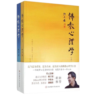 正版包邮 佛教心理学(上下两册) 陈兵著 正念的奇迹佛法佛教书籍佛教图书  佛家书籍佛家经典佛家经书禅宗经典书籍 星云大师