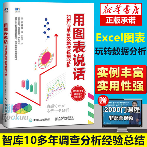用图表说话如何简单有效地做数据分析表格制作 excel教程数据处理书籍 表格制作 excel教程书籍 办公软件教程书电脑计算机基础知识
