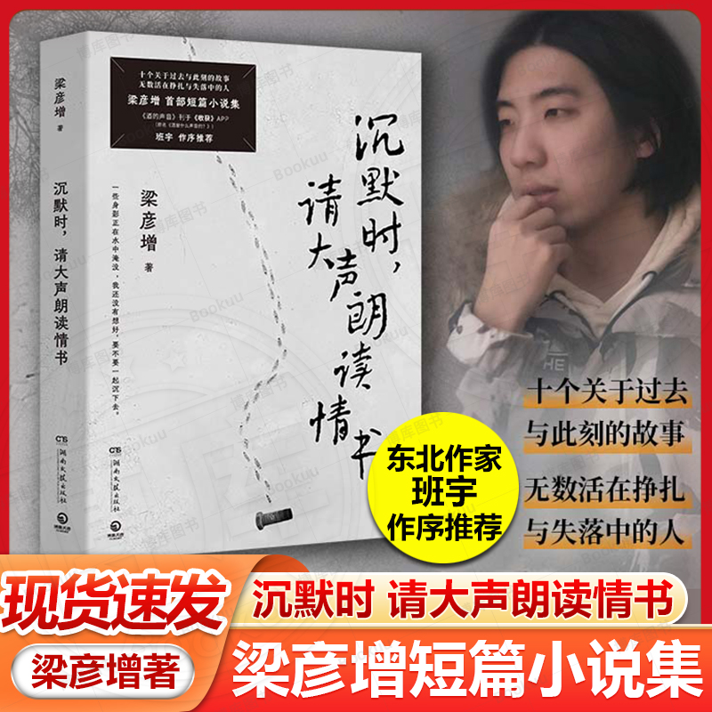 现货速发沉默时请大声朗读情书梁彦增S部短篇小说集以冷峻而荒诞的笔触从世界喷吐的雾气中破冰而出开启东北文学新浪潮畅销书-封面