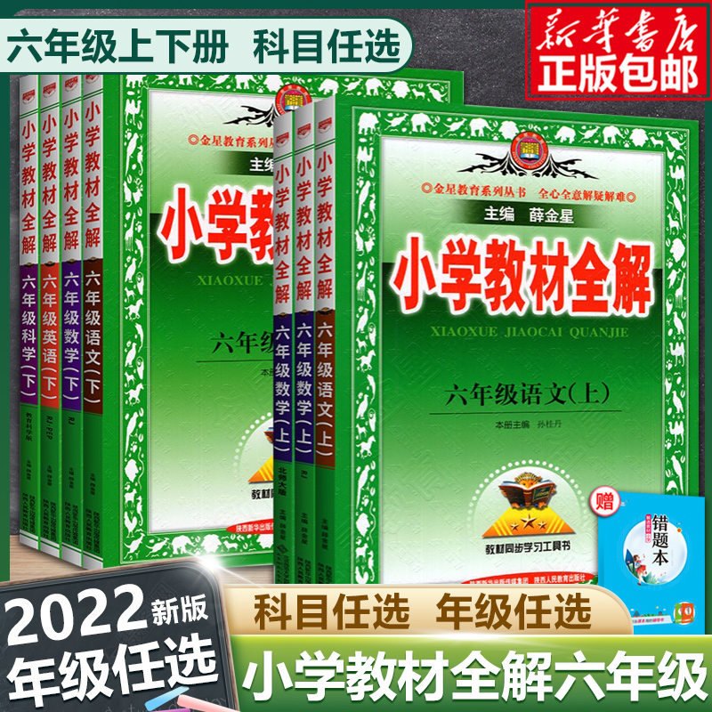 小学六年级教材全解教材解读薛金星