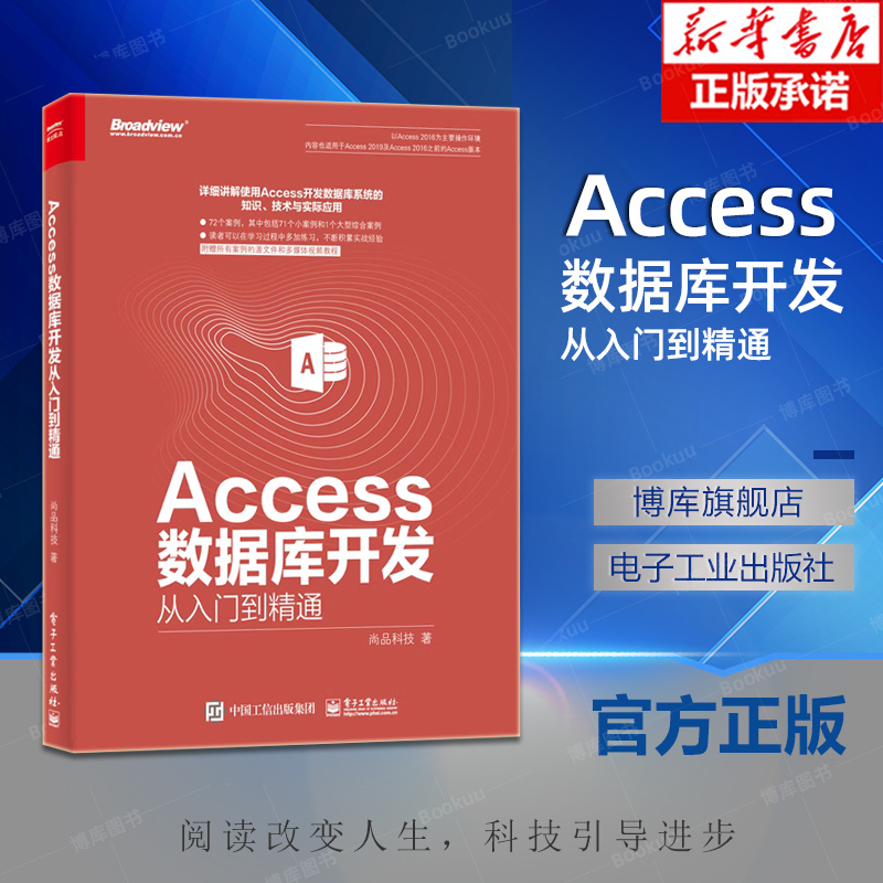access数据库开发从入门到精通 access 2016教程 access数据库系统开发经验及技巧大全 access数据库管理应用