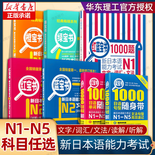 红蓝宝书1000题新日本语能力考试