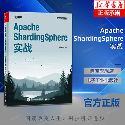 Apache ShardingSphere实战 Java服务器端开发 Java EE常见技术书籍 ShardingSphere基本架构设计应用解决方案