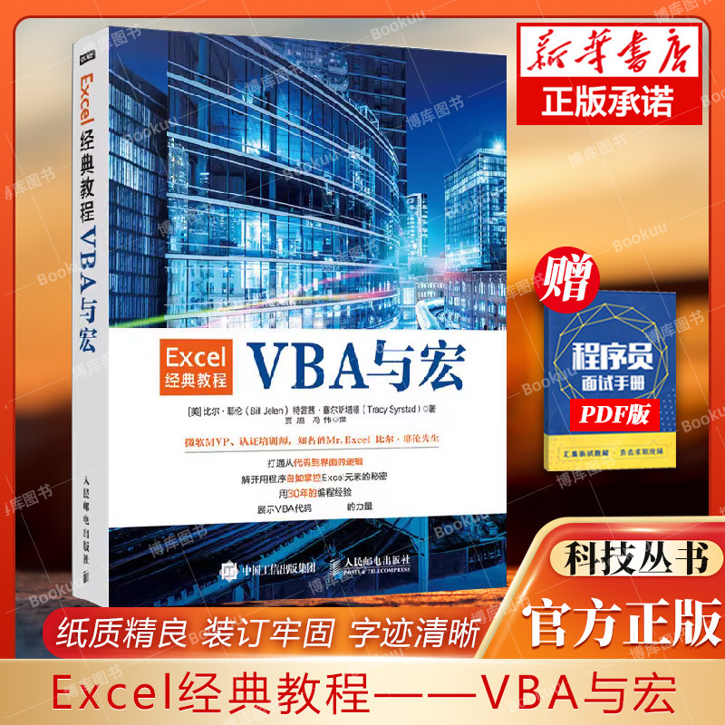Excel经典教程——VBA与宏 数据分析数据可视化经典教程书籍表格制作微软MVP认证培训师自定义函数