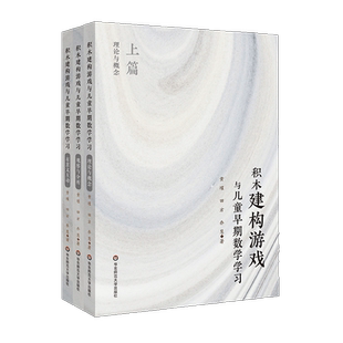 积木建构游戏与儿童早期数学学习 3册套装 观察与分析+理论与概念+有意义互动 幼儿园课程改革 正版 华东师范大学出版社