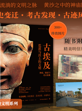 失落的文明：古埃及（尼罗河流淌的文明之脉，黄沙之中的神庙陵寝。精装全彩印刷，300余幅珍贵图 博库网
