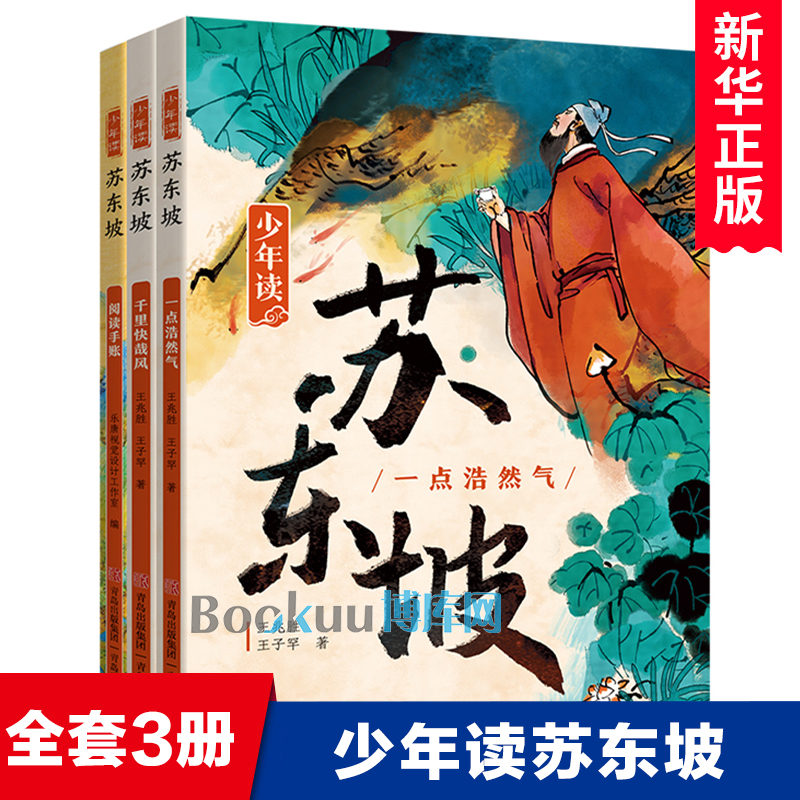 少年读苏东坡全套3册青少年版