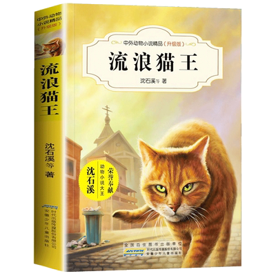 流浪猫王 沈石溪中外动物小说精品升级版 9-12岁儿童文学励志动物成长故事 三四五六年级小学生课外阅读书 安徽少年儿童出版社