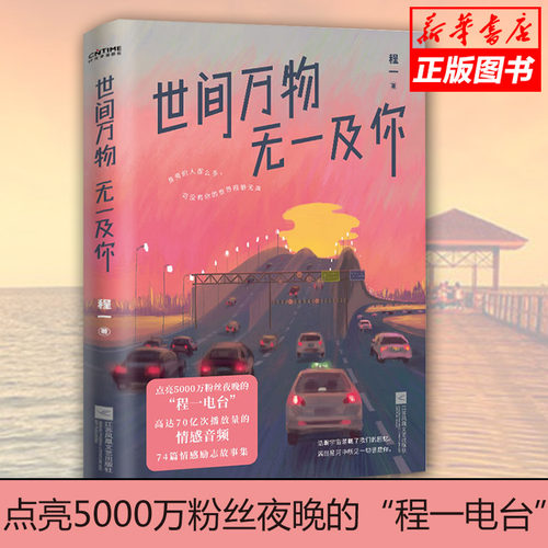 【正版】世间万物，无一及你 程一 著 感人温情治愈系情感爱情文学小说 程一电台 74篇情感励志故事集 官方正版