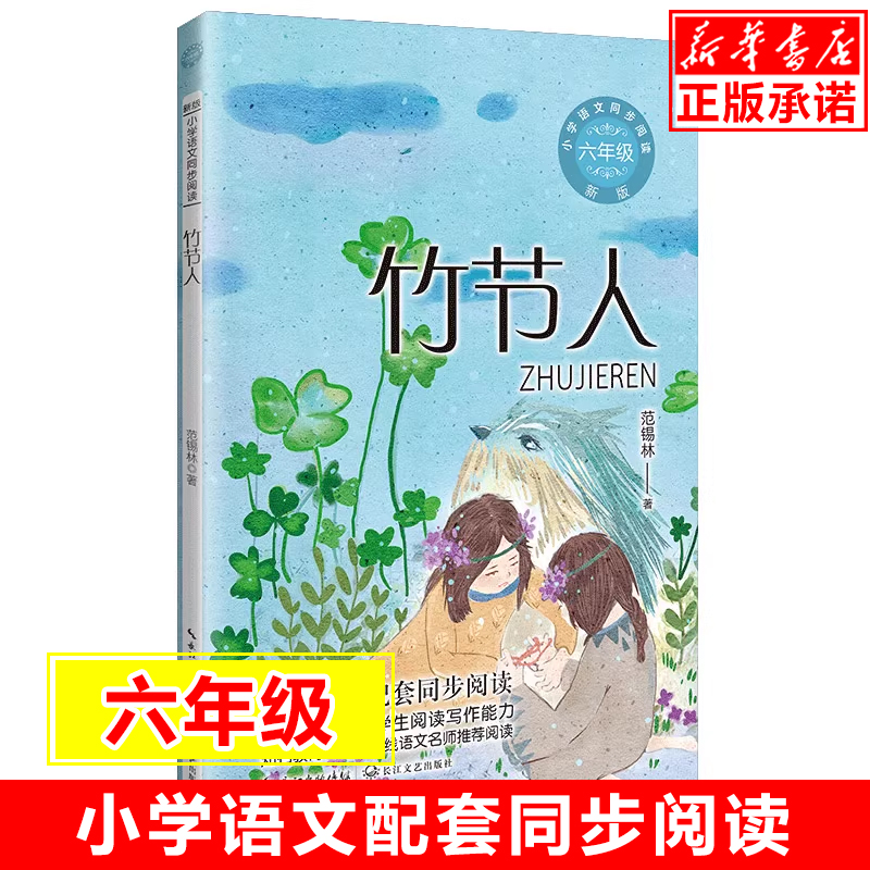 竹节人 范锡林 著 6六年级小学生课外阅读书籍 小学语文教材配套同步阅读书系学校老师推  荐经典书目 长江文艺出版社正版