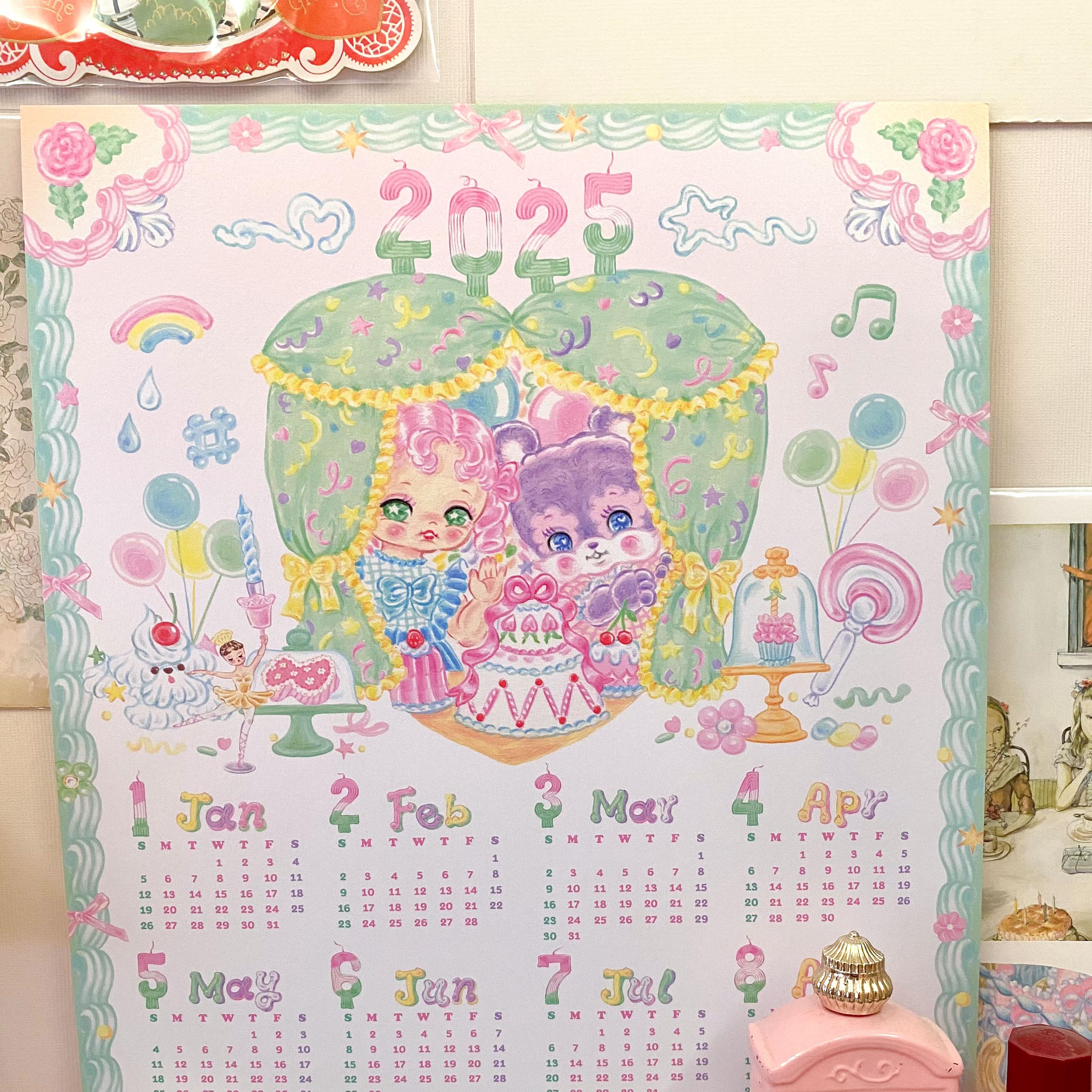 絮小饼少女心2025年历海报