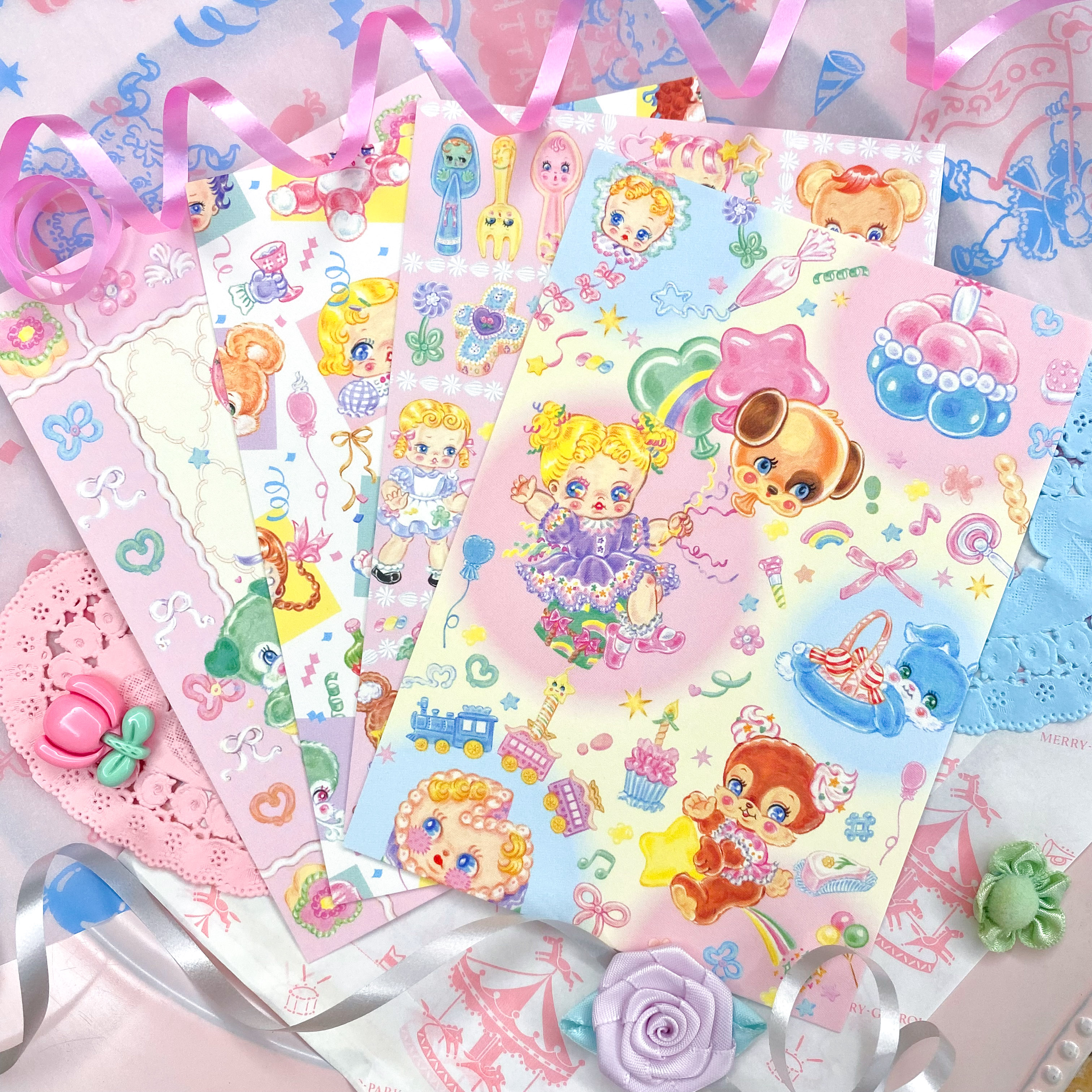 絮小饼原创可爱贺卡明信片