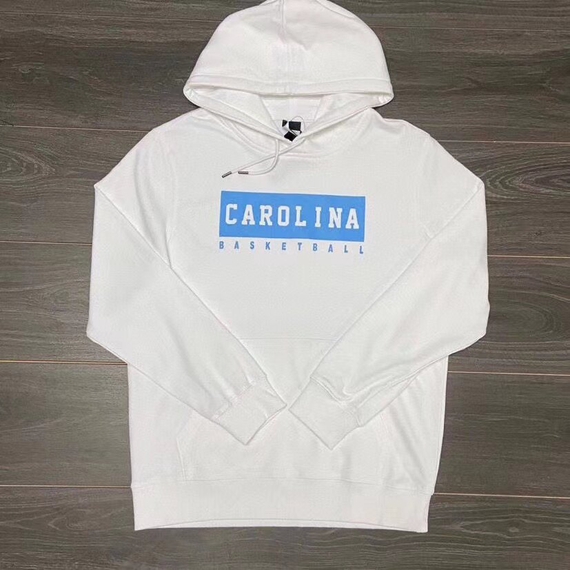 秋冬款男子连帽卫衣ncaa北卡大学篮球运动训练服宽松休闲套头帽衫