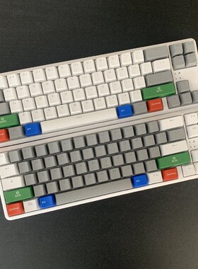黑爵k680tmini白色便携机械键盘