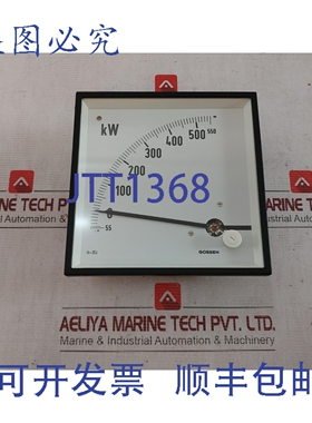 原装供应Gossen 1620P 模拟面板表 kW 千瓦 GLF550,00GMK13LS009M