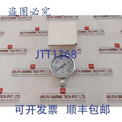 原装供应TESZ EN 837.1 压力表 0-350 PSI 0-25 BAR 0-2.5 MPA