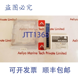 原装 MTL 4043 中继器电源 供应测量技术