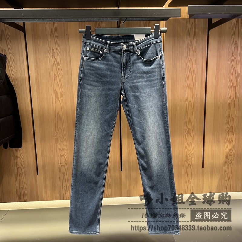 4RE912G国内CK Jeans25秋冬新款男士通勤微弹合身直筒牛仔裤