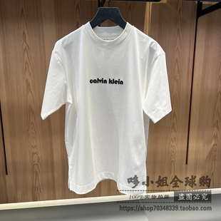 字母印花平纹宽松短袖 男士 T恤 Jeans25早秋新款 4RC292G国内CK