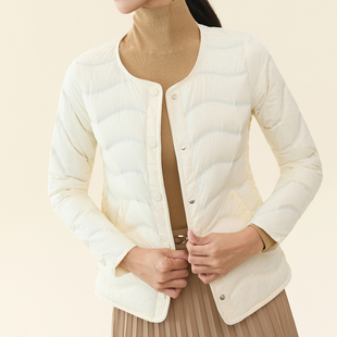 羽绒内胆女修身内穿情侣装冬装新款轻薄打底内搭短款羽绒服男保暖