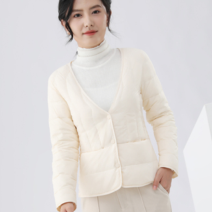 羽绒内胆女轻薄内搭配大衣伴侣冬季保暖内穿短款修身打底羽绒服