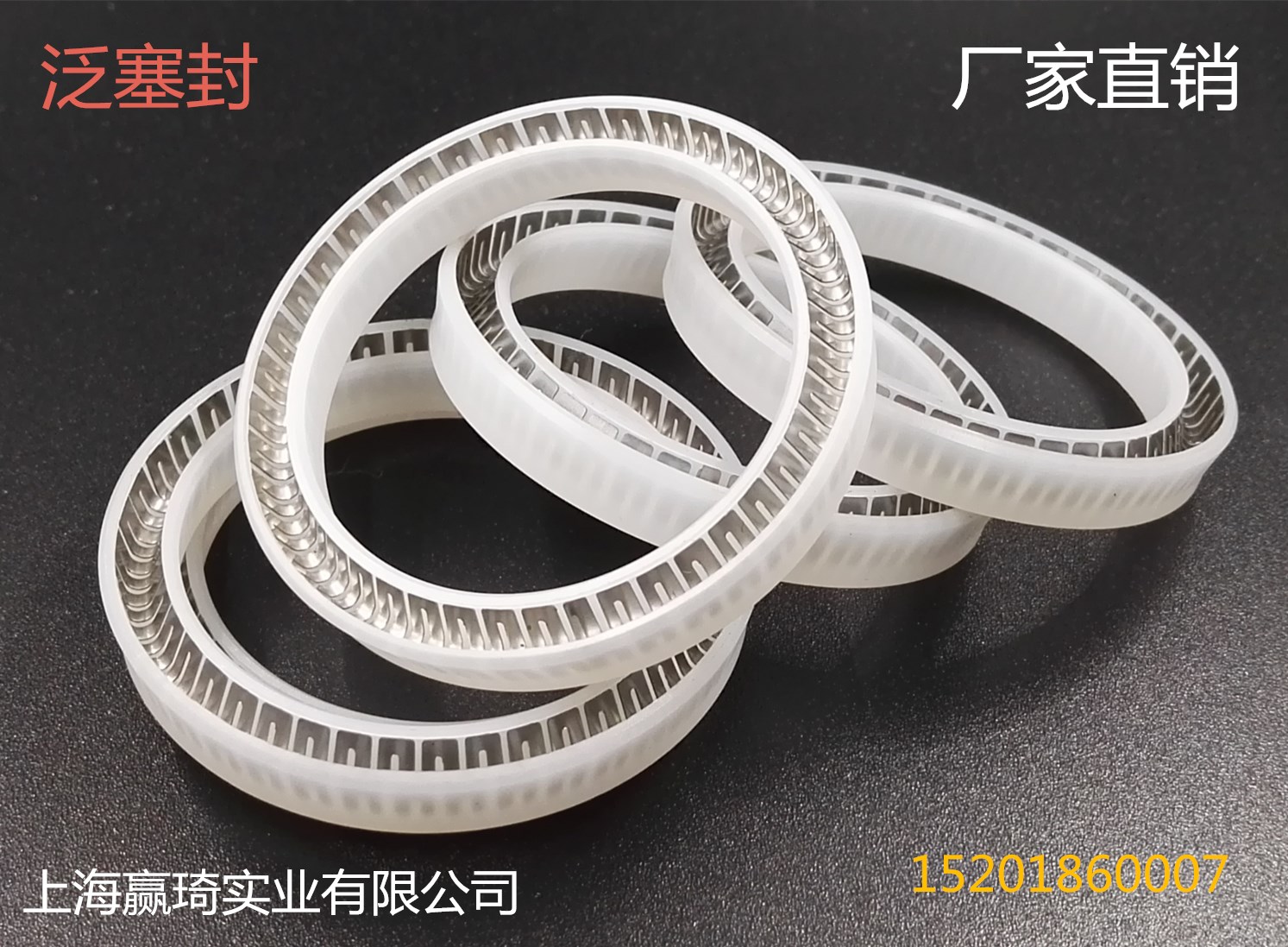 进口泛塞封 往复 旋转 平面弹簧蓄能油封 LNG专用密封圈