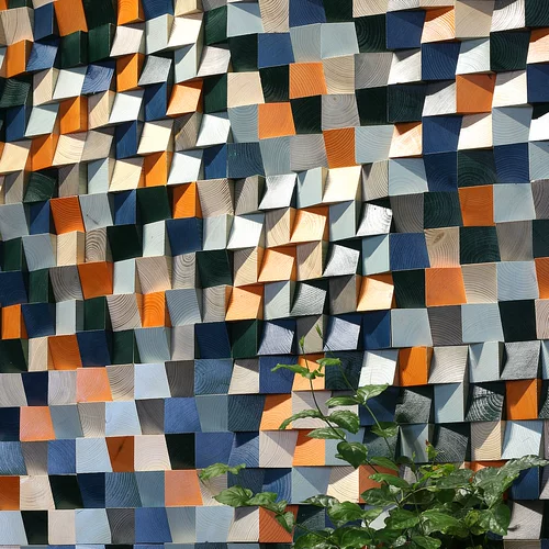 S Трехмерный оригинальный троянский мозаичный телевизионный диван Фоновая стена висящая картина