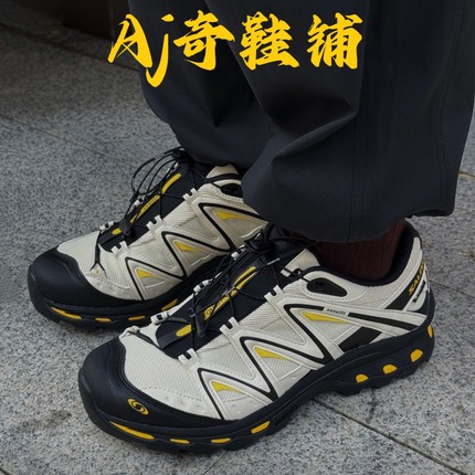 SALOMON萨洛蒙 XT-Quest 织物GTX防水徒步鞋小蜜蜂 米黑黄 477810