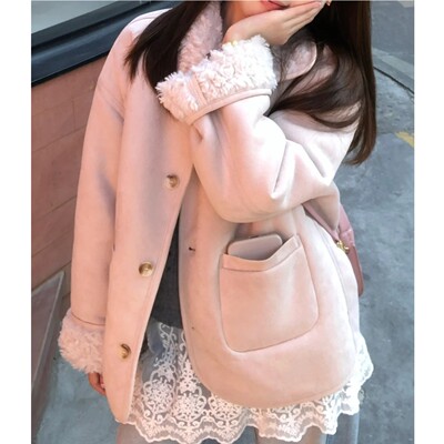 生哥家 年末清仓！400+高货！加厚保暖麂皮绒双面穿皮毛一体外套