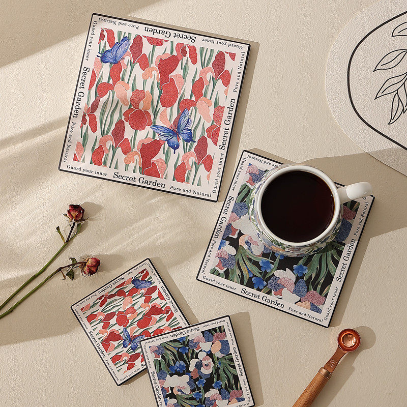 网红餐桌隔热垫高级感餐垫陶瓷碗盘垫耐高温家用复古锅垫吸水杯垫,餐饮具,餐垫,淘宝优惠券,粉丝福利购,淘宝优惠卷