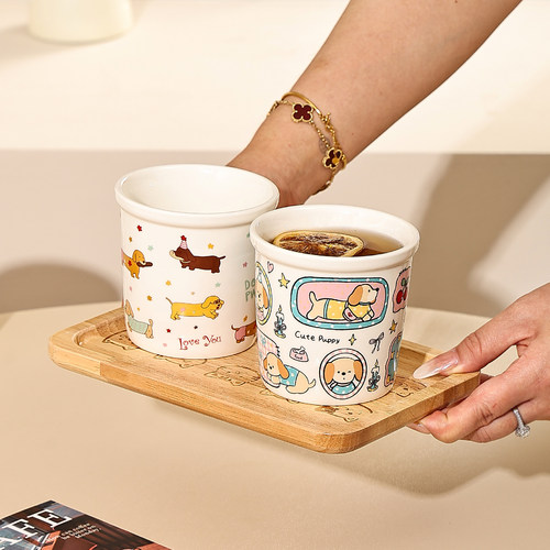 鹿谷川釉下彩泡面碗可进洗碗机