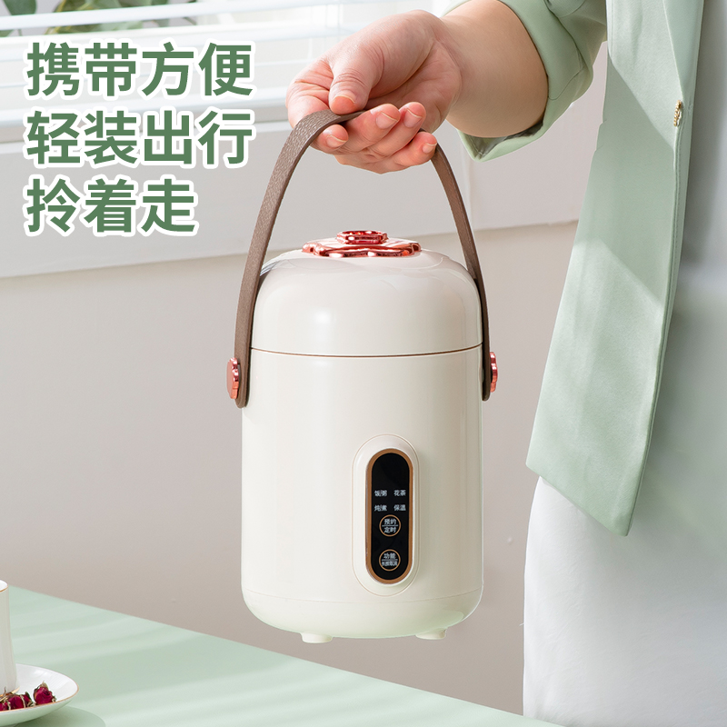 保温饭盒饭桶超长保温家用便当盒智能便携上班族煮粥神器插电加热