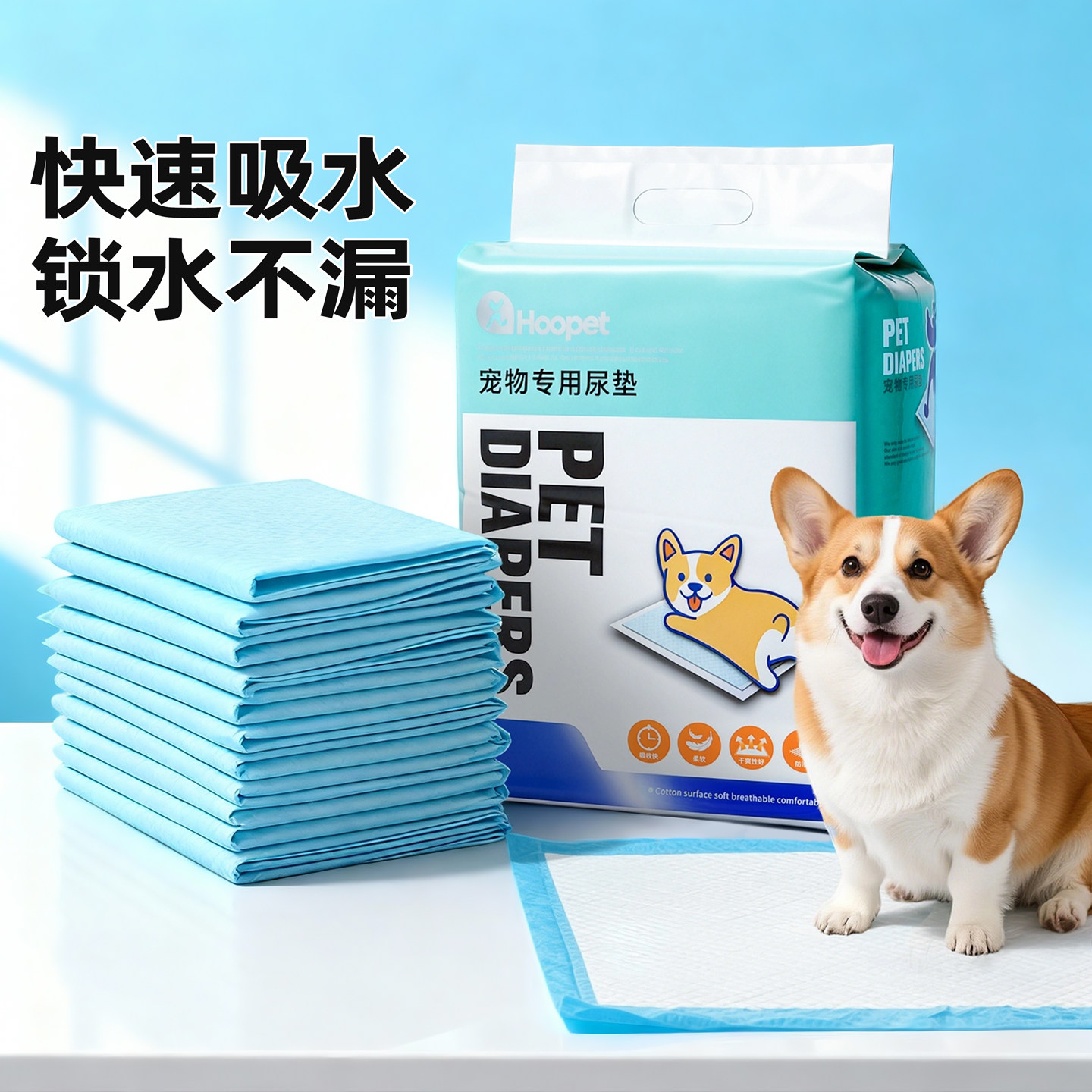 宠物尿垫加厚除臭隔尿垫猫咪吸水垫尿布狗狗尿不湿上厕所宠物用品