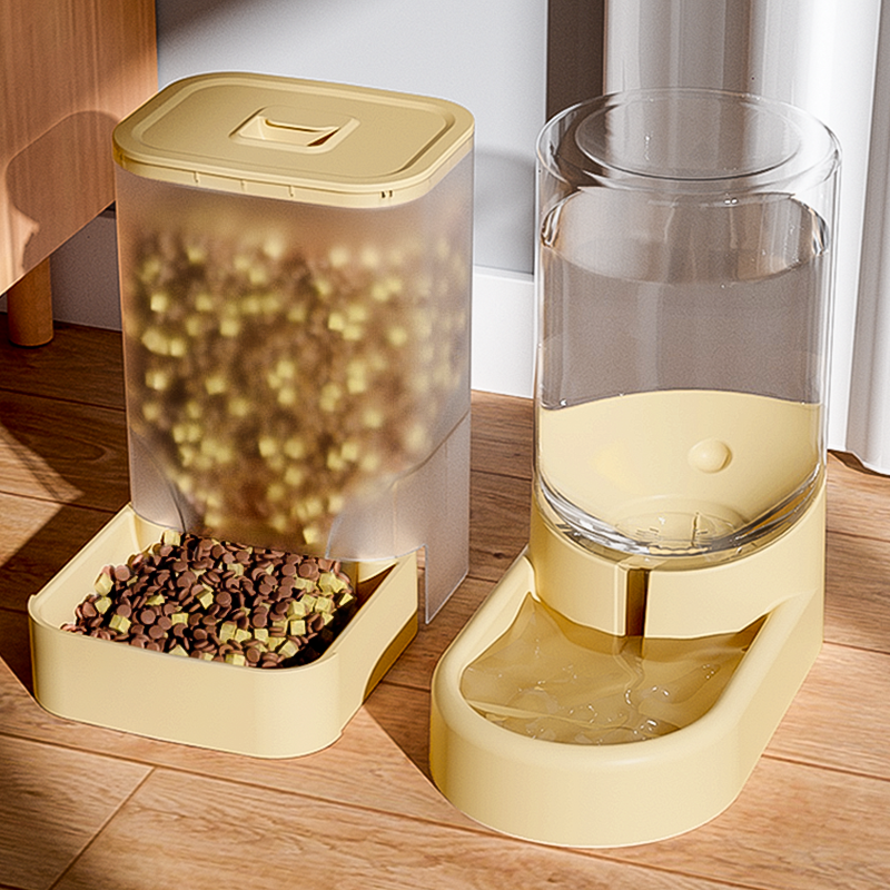 猫咪饮水机流动不插电水碗不湿嘴狗狗水盆喂水宠物用品自动喝水器