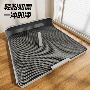 狗狗厕所大型犬狗尿盆平板式免尿垫可冲洗定点上厕所狗狗专用厕所